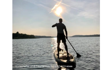 SUP auf dem Möhnesee