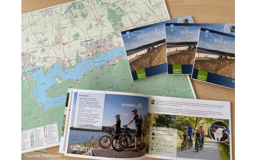 Broschüre Möhnesee 2022 und Ortsplan