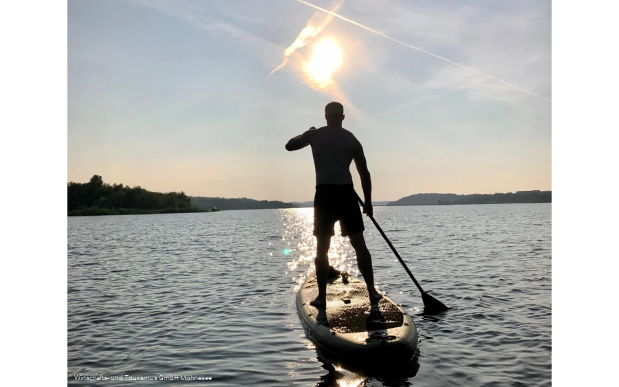 SUP auf dem Möhnesee