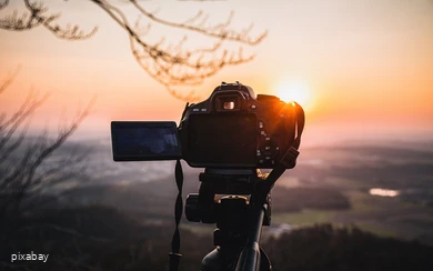 Kamera Sonnenuntergang