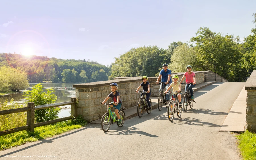 Unterwegs auf der Radroute WasserWegeWinkel.