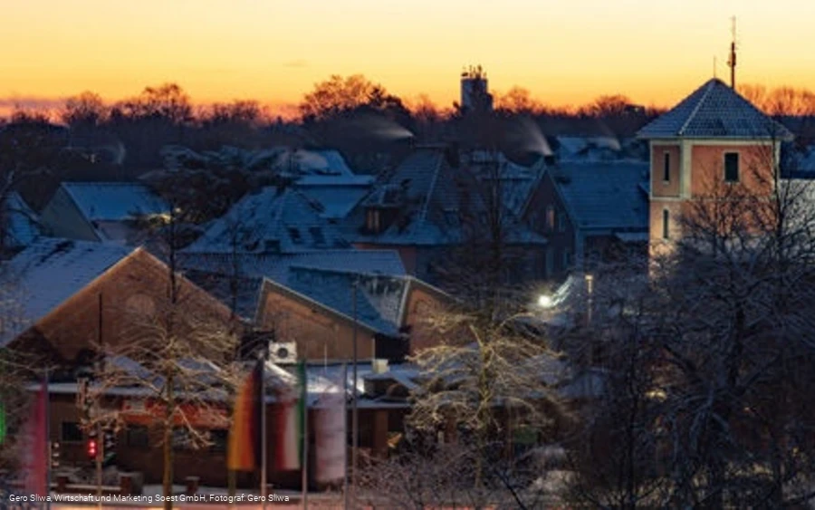 Bürgerzentrum Soest im Schnee