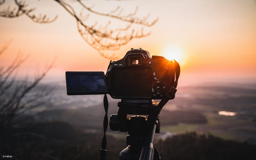 Kamera Sonnenuntergang