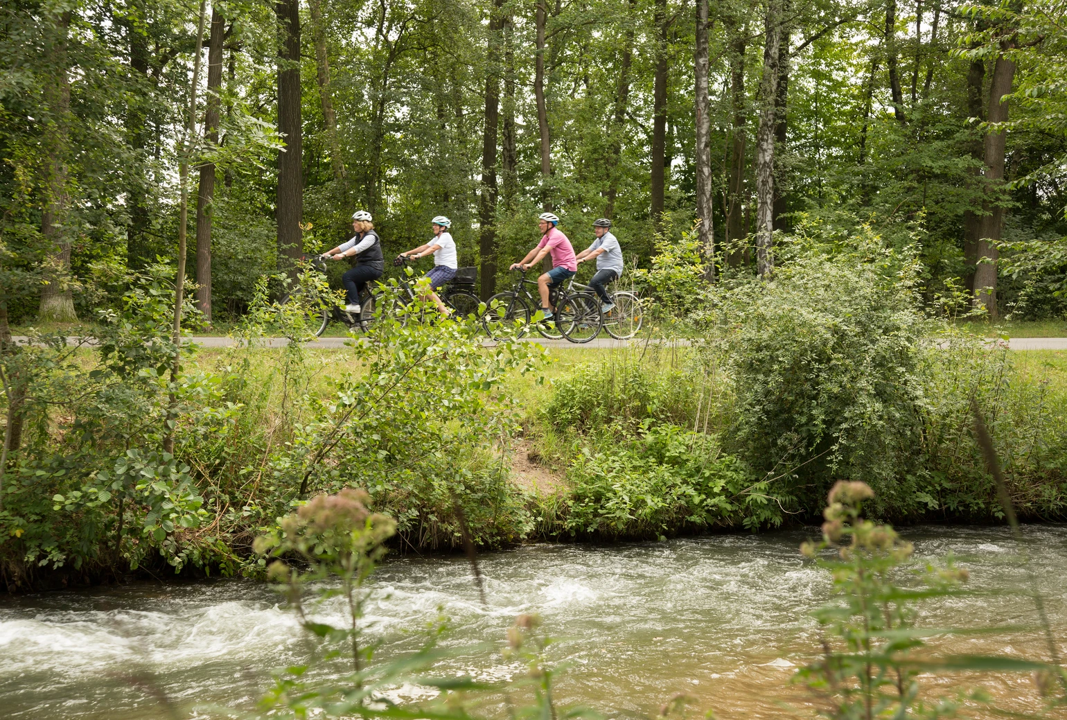 Unterwegs auf der Radroute WasserWegeWinkel.