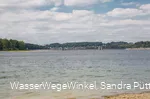 Blick auf den Möhnesee mit Staumauer